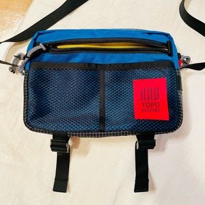 Topo Designs Block Bag - Blue, NEW